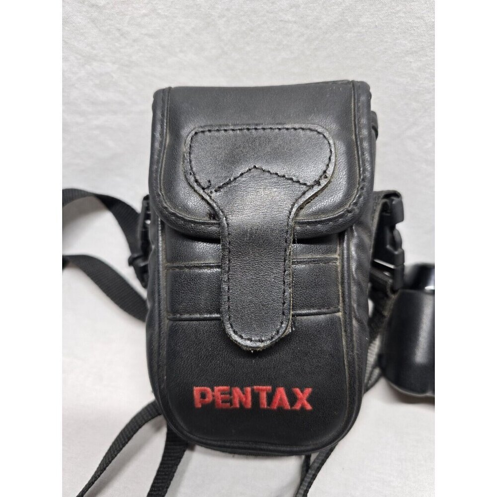 Pentax Zoom-90 Black Tele-Macro Auto Focus Point & Shoot Film Camera With Case - Picture 2 of 16